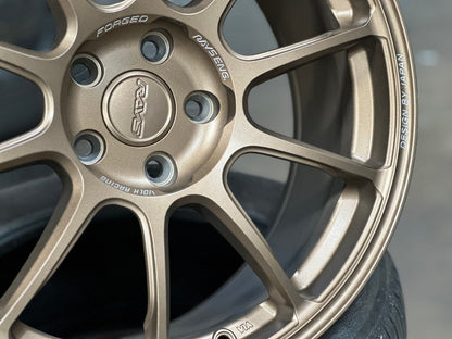 New 18X8.5 ET43 AOW Flow Formed ZE40 Rim (4 wheel) Matt Bronze 5X114.3