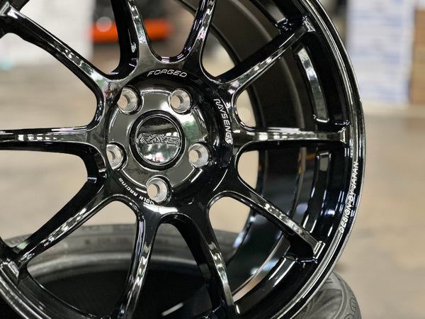 New 18X8.5 ET43 AOW Flow Formed ZE40 Rim (4 wheel) Gloss Black 5X112