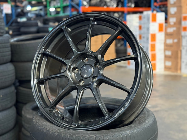 New 19X8.5 ET35 AOW Flow Formed ZE40 Rim (4 wheel) Gloss Gunmetal 5X112