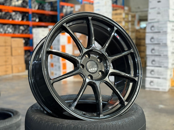 New 19X8.5 ET35 AOW Flow Formed ZE40 Rim (4 wheel) Gloss Gunmetal 5X112