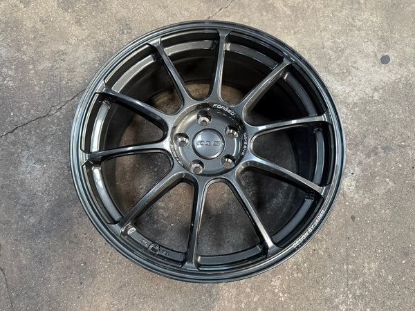 New 19X8.5 ET35 AOW Flow Formed ZE40 Rim (4 wheel) Gloss Gunmetal 5X114.3