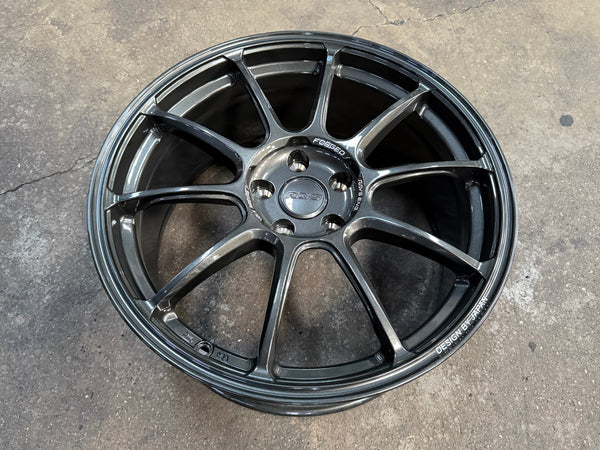 New 19X8.5 ET35 AOW Flow Formed ZE40 Rim (4 wheel) Gloss Gunmetal 5X112