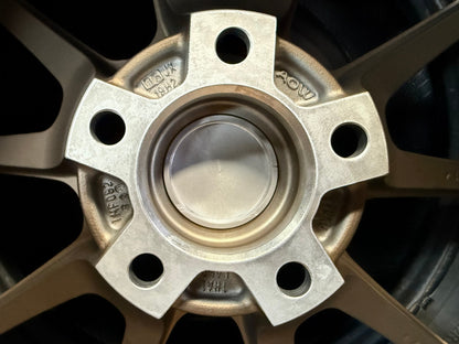 New 19X8.5 ET35 AOW Flow Formed ZE40 Rim (4 wheel) Matt Bronze 5X112