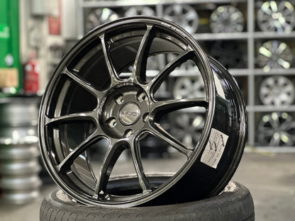 New 19X8.5 ET44 AOW Flow Formed ZE40 Rim (4 wheel) Gloss Gunmetal 5X114.3