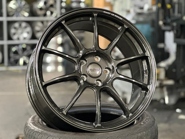 New 19X8.5 ET44 AOW Flow Formed ZE40 Rim (4 wheel) Gloss Gunmetal 5X114.3