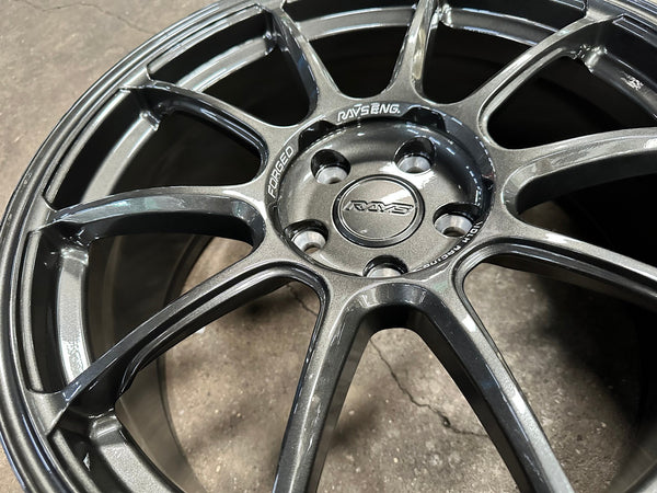 New 19X8.5 ET44 AOW Flow Formed ZE40 Rim (4 wheel) Gloss Gunmetal 5X114.3