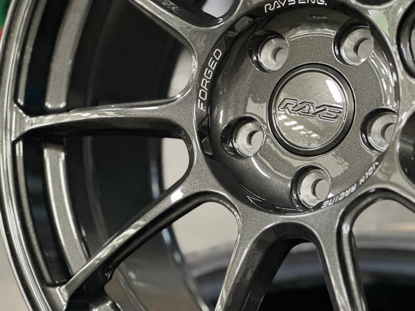 New 19X8.5 ET44 AOW Flow Formed ZE40 Rim (4 wheel) Gloss Gunmetal 5X112