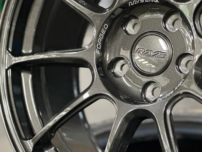 New 19X8.5 ET44 AOW Flow Formed ZE40 Rim (4 wheel) Gloss Gunmetal 5X114.3