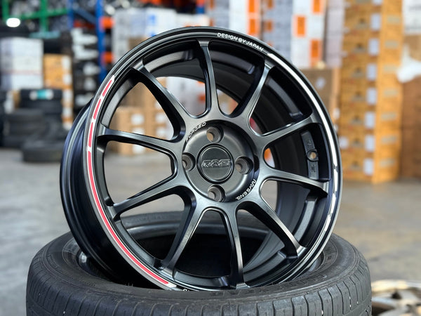 New 16X7 ET40 AOW Flow Formed ZE40 Rim (4 wheel) Matt Black 4X100