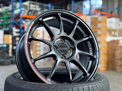 New 16X7 ET40 AOW Flow Formed ZE40 Rim (4 wheel) Matt Black 4X100