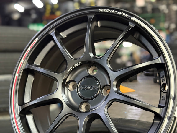 New 16X7 ET40 AOW Flow Formed ZE40 Rim (4 wheel) Matt Black 4X100