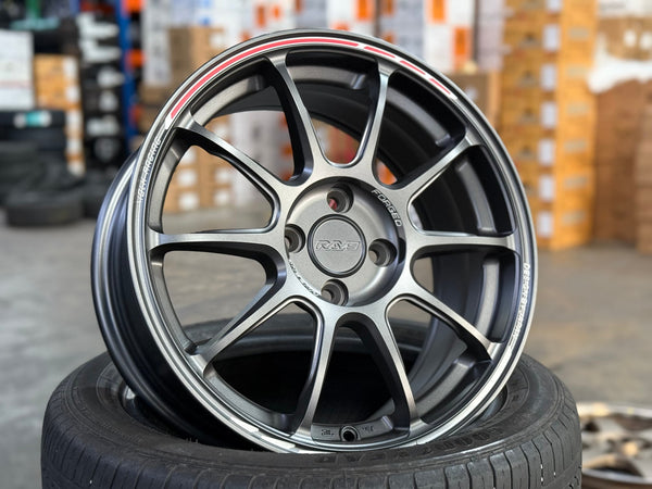 New 16X7 ET40 AOW Flow Formed ZE40 Rim (4 wheel) Matt Gunmetal 4X100