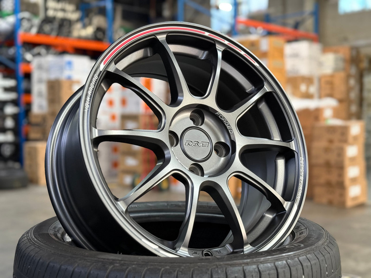 New 16X7 ET40 AOW Flow Formed ZE40 Rim (4 wheel) Matt Gunmetal 4X100