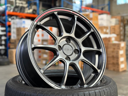 New 16X7 ET40 AOW Flow Formed ZE40 Rim (4 wheel) Matt Gunmetal 4X100