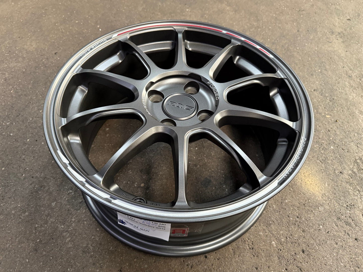 New 16X7 ET40 AOW Flow Formed ZE40 Rim (4 wheel) Matt Gunmetal 4X100