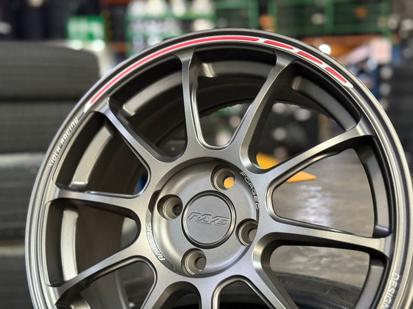 New 16X7 ET40 AOW Flow Formed ZE40 Rim (4 wheel) Matt Gunmetal 4X100