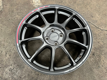 New 17X7.5 ET38 AOW Flow Formed ZE40 Rim (4 wheel) Matt Gunmetal 4X100