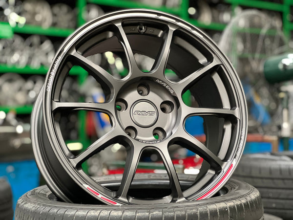 New 17X8 ET35 AOW Flow Formed ZE40 Rim (4 wheel) Matt Gunmetal 5X114.3