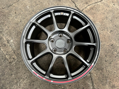 New 17X8 ET35 AOW Flow Formed ZE40 Rim (4 wheel) Matt Gunmetal 5X112