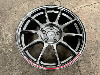 New 17X8 ET35 AOW Flow Formed ZE40 Rim (4 wheel) Matt Gunmetal 5X114.3