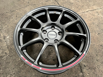 New 17X8 ET35 AOW Flow Formed ZE40 Rim (4 wheel) Matt Gunmetal 5X112