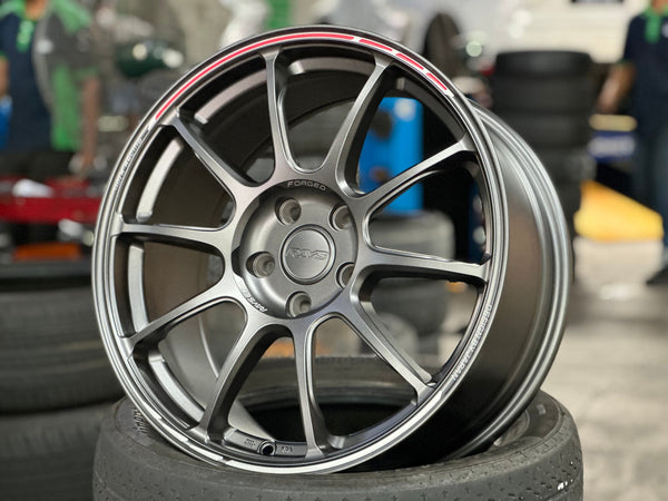 New 18X8.5 ET43 AOW Flow Formed ZE40 Rim (4 wheel) Matt Gunmetal 5X114.3