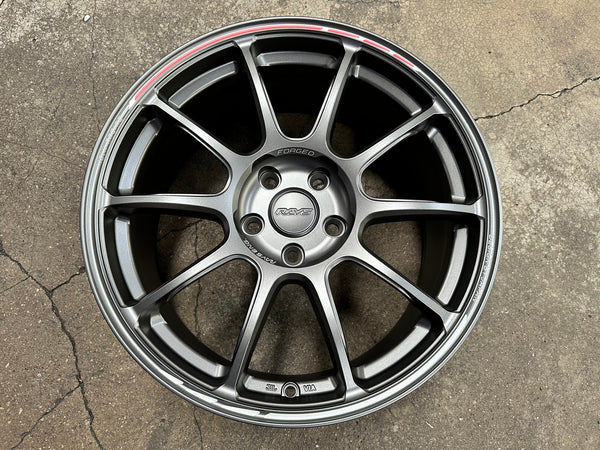 New 18X8.5 ET43 AOW Flow Formed ZE40 Rim (4 wheel) Matt Gunmetal 5X114.3