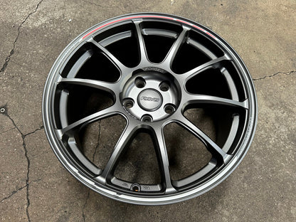 New 18X8.5 ET43 AOW Flow Formed ZE40 Rim (4 wheel) Matt Gunmetal 5X112