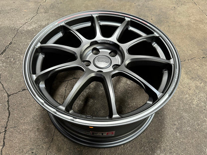 New 18X8.5 ET43 AOW Flow Formed ZE40 Rim (4 wheel) Matt Gunmetal 5X112