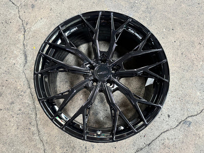 New 19X8.5 ET43 Asga ARF10 Rim (4 wheel) Gloss Black 5X108