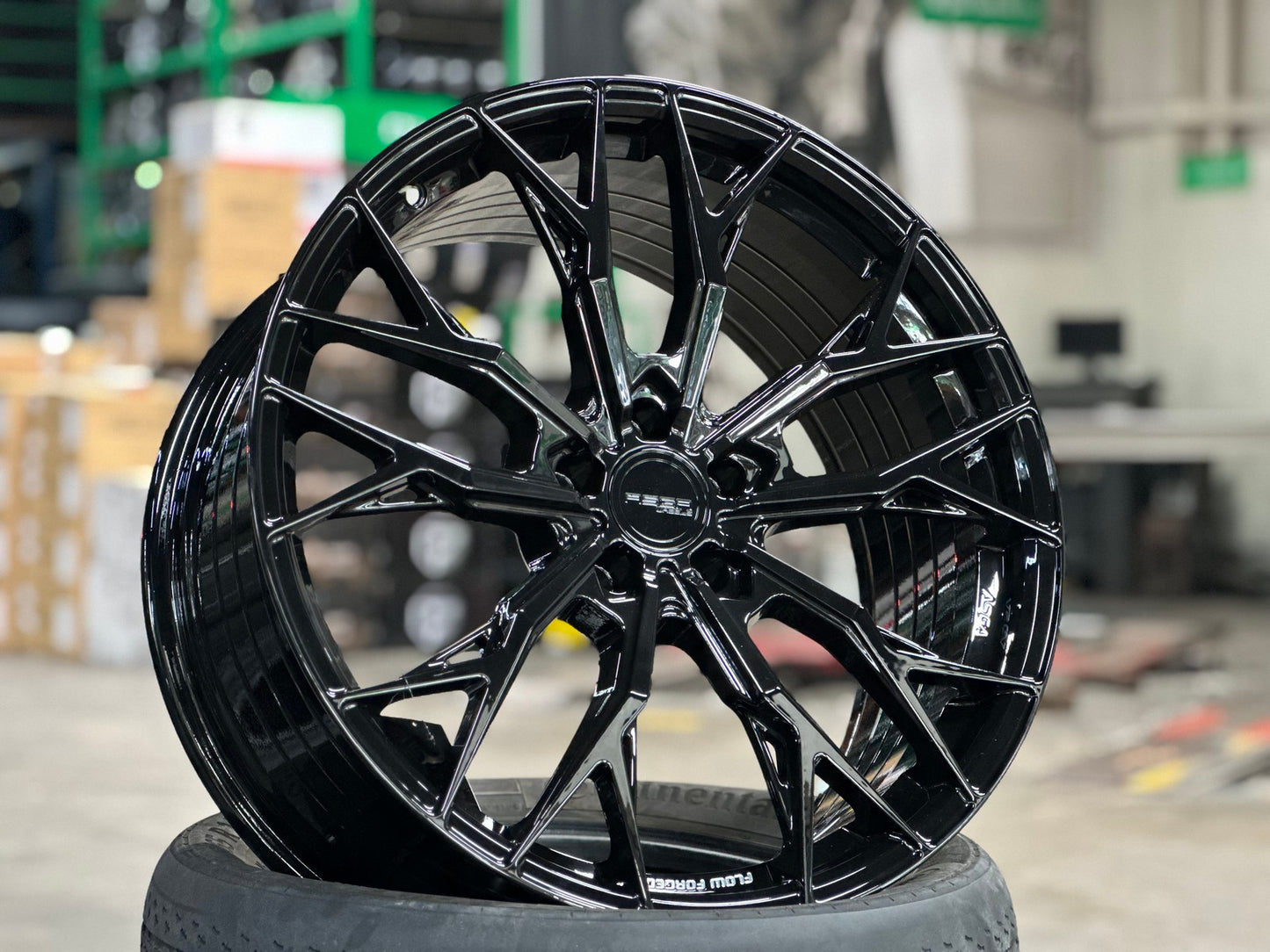 New 20X9 ET35 Asga ARF10 Rim (4 wheel) Gloss Black 5X108