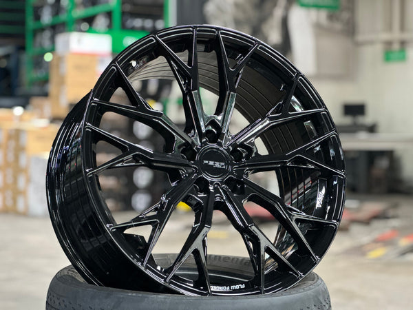 New 20X9 ET35 Asga ARF10 Rim (4 wheel) Gloss Black 5X108