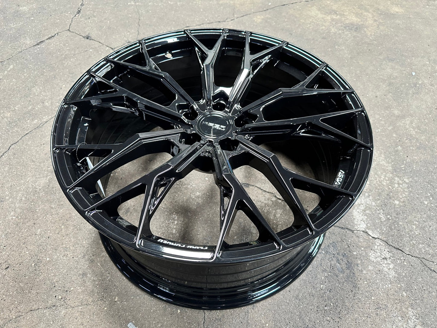 New 20X9 ET35 Asga ARF10 Rim (4 wheel) Gloss Black 5X108