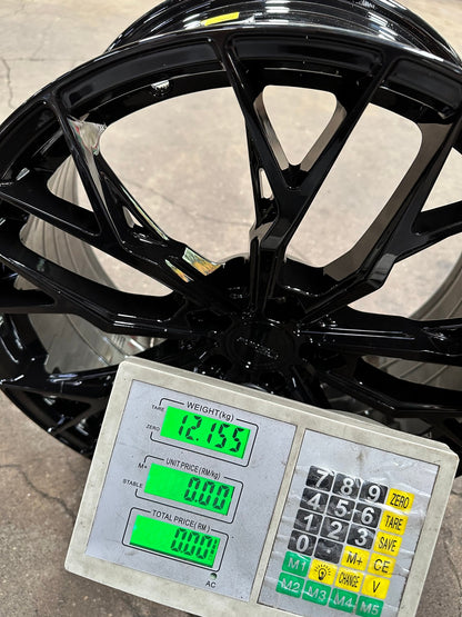 New 20X9 ET35 Asga ARF10 Rim (4 wheel) Gloss Black 5X108