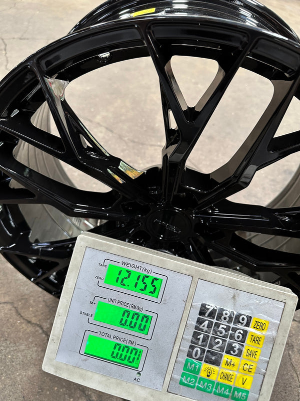 New 20X9 ET35 Asga ARF10 Rim (4 wheel) Gloss Black 5X108