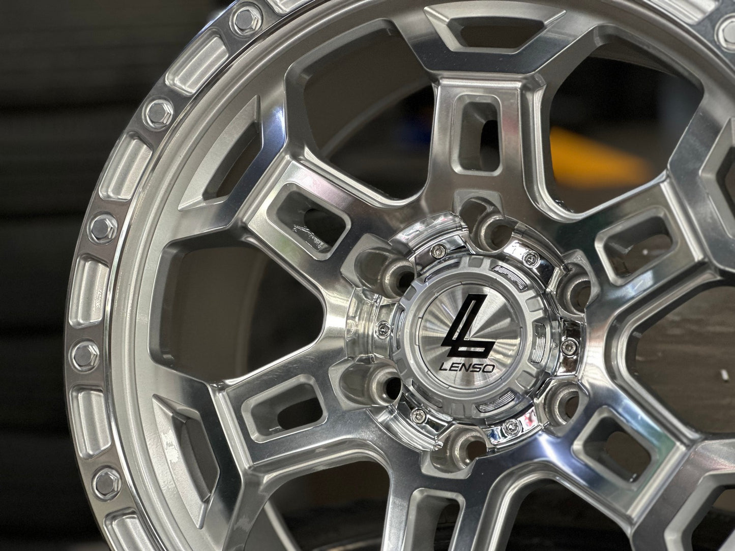 New 18X9 ET12 Lenso Argo Rim (4 wheel) Gloss Silver 6X139.7