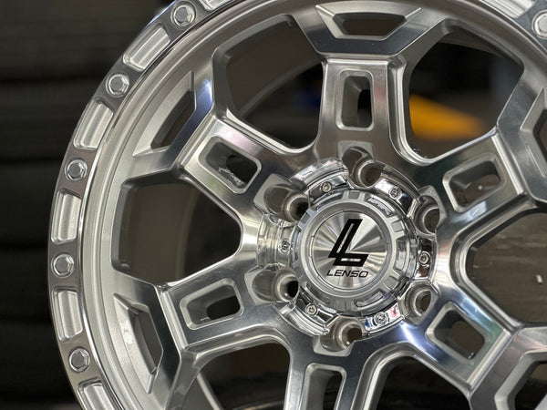 New 18X9 ET12 Lenso Argo Rim (4 wheel) Gloss Silver 6X139.7