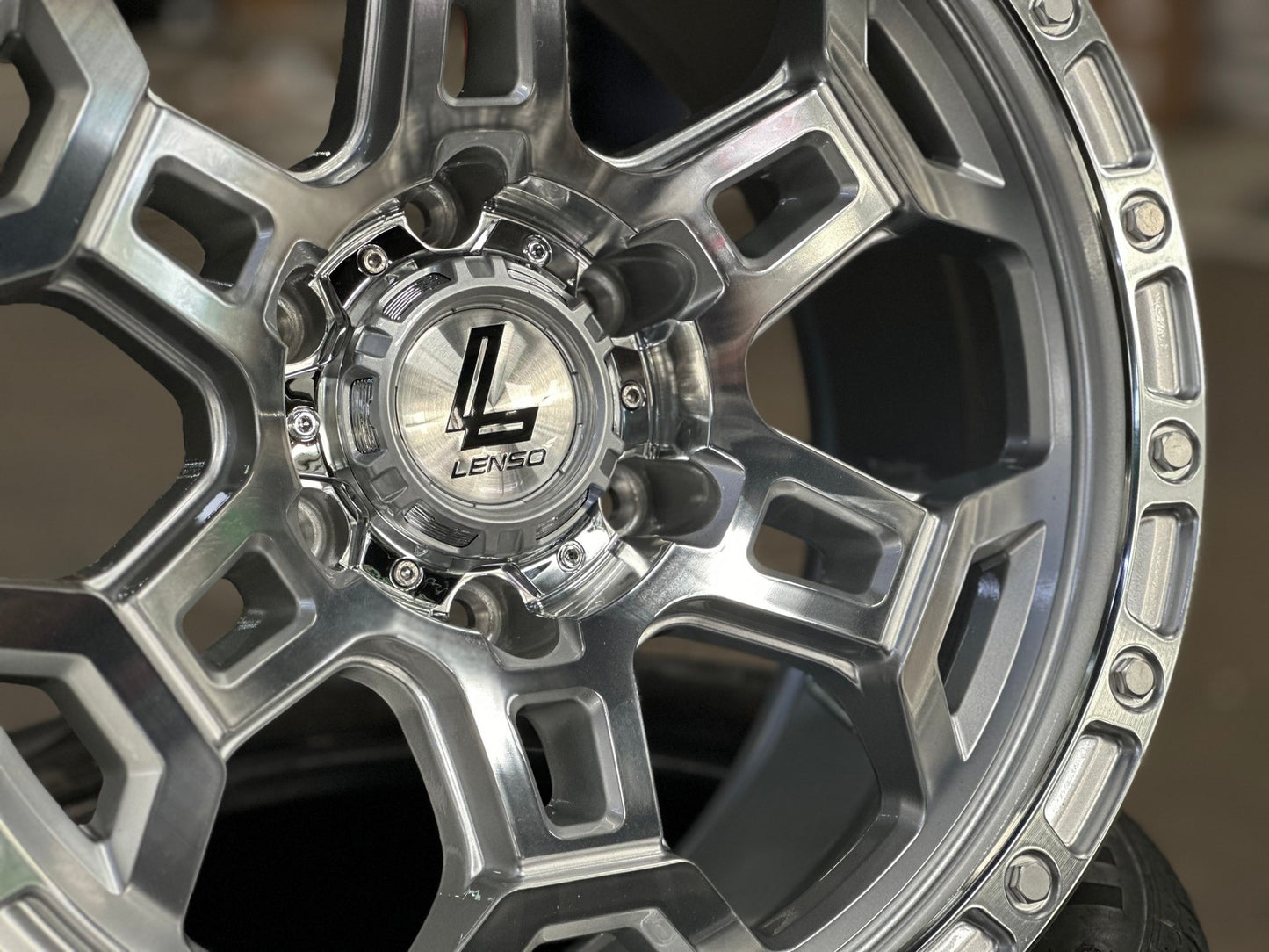New 18X9 ET12 Lenso Argo Rim (4 wheel) Gloss Silver 6X139.7