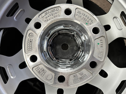 New 18X9 ET12 Lenso Argo Rim (4 wheel) Gloss Silver 6X139.7