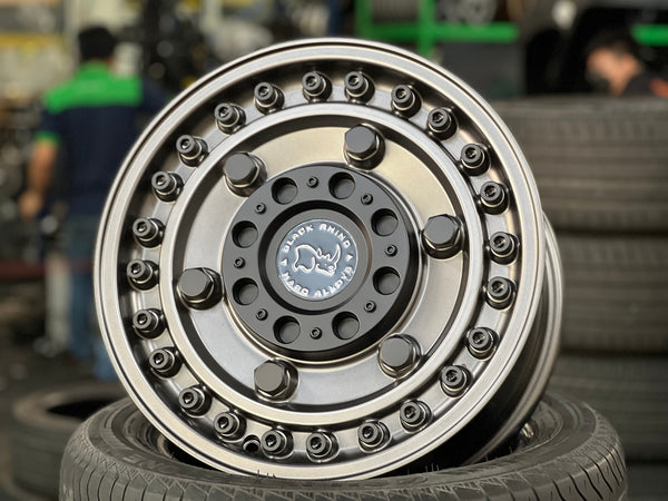 New 16X8 ET-10 Black Rhino Armory Rim (5 wheel) Matt Black 5X139.7