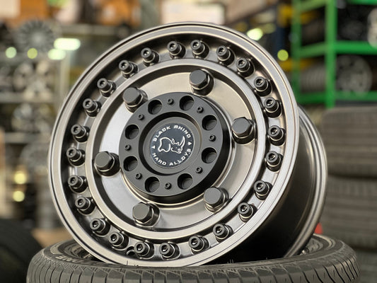 New 16X8 ET-10 Black Rhino Armory Rim (5 wheel) Matt Black 5X139.7