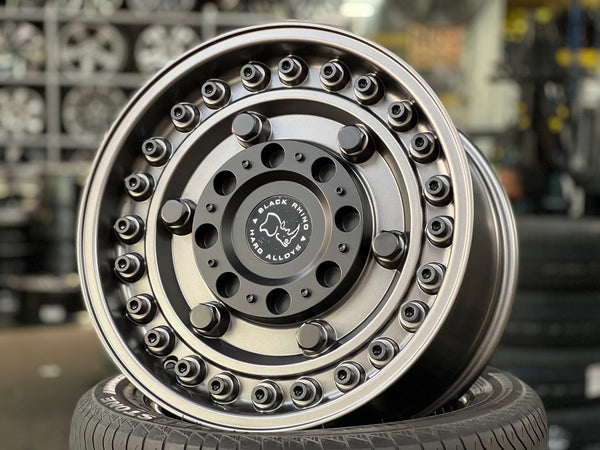 New 17X9.5 ET-18 Black Rhino Armory Rim (5 wheel) Matt Gunmetal 5X139.7