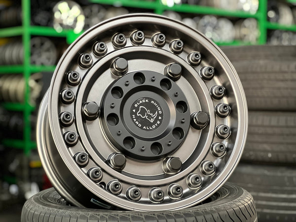New 17X9.5 ET-18 Black Rhino Armory Rim (5 wheel) Matt Gunmetal 5X139.7