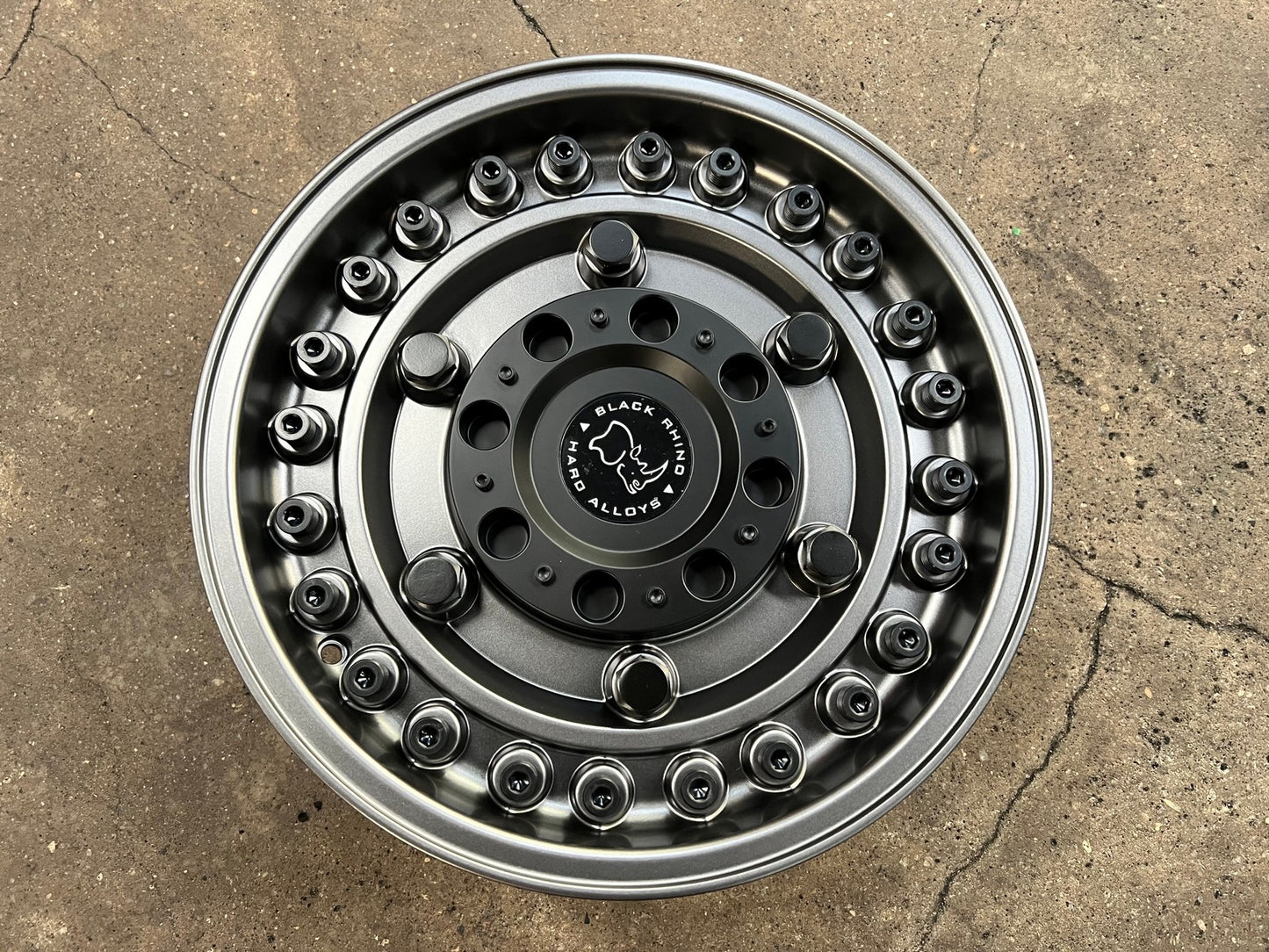 New 17X9.5 ET-18 Black Rhino Armory Rim (5 wheel) Matt Gunmetal 5X139.7