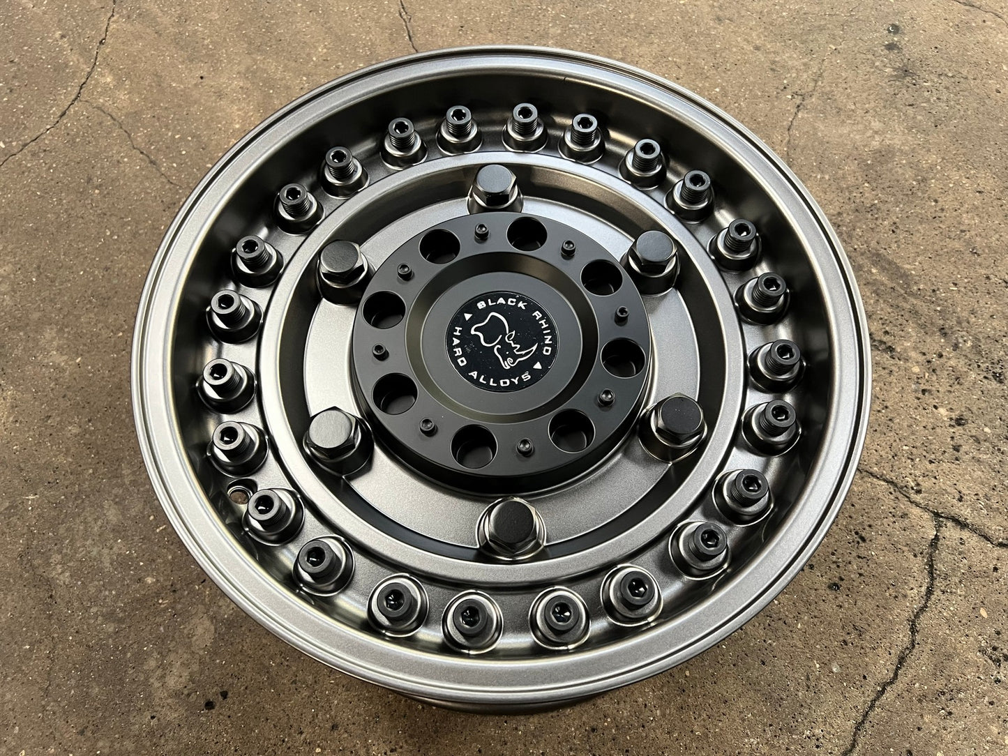 New 17X9.5 ET-18 Black Rhino Armory Rim (5 wheel) Matt Gunmetal 5X127