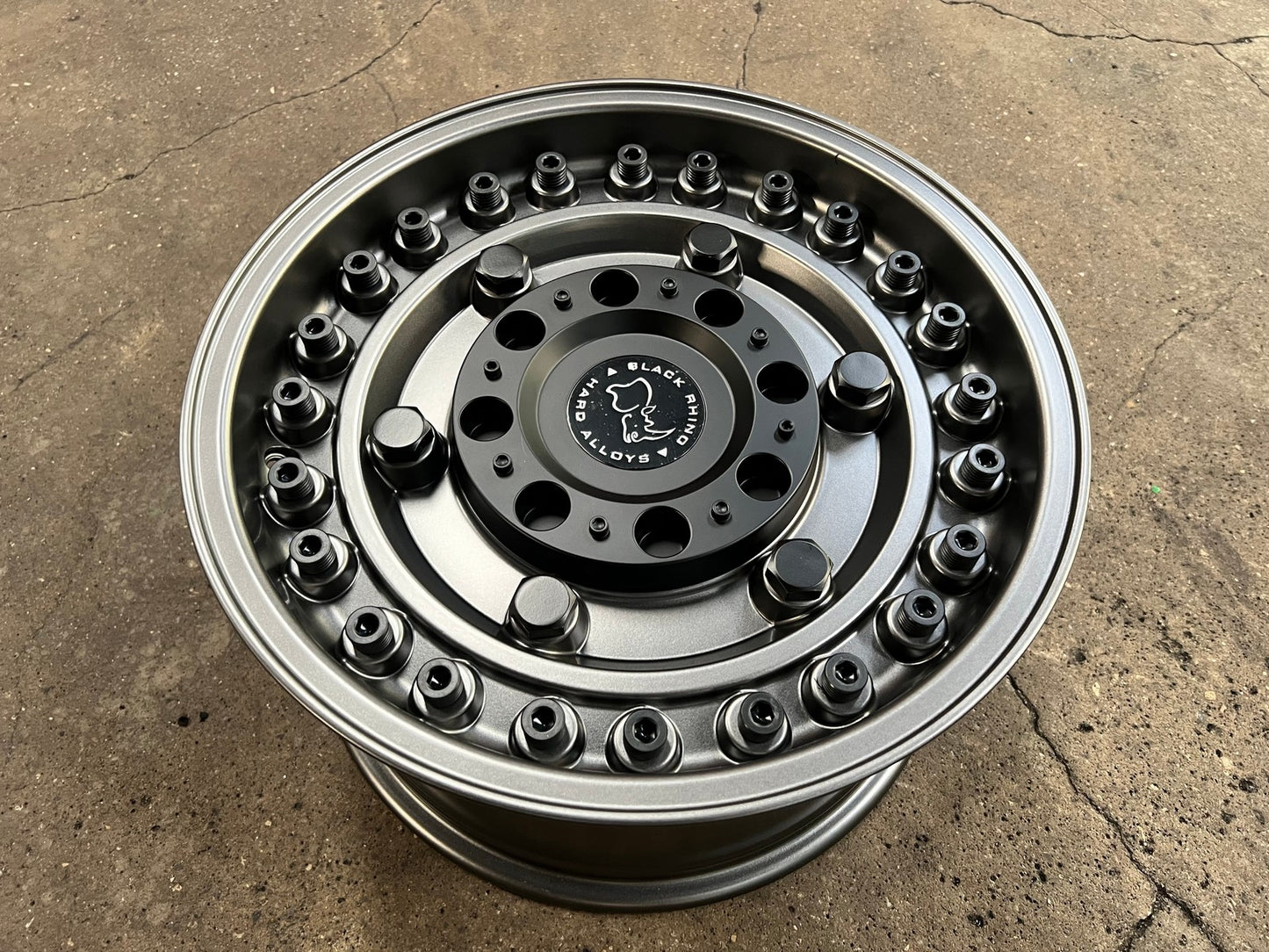 New 17X9.5 ET-18 Black Rhino Armory Rim (5 wheel) Matt Gunmetal 5X127