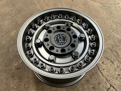 New 17X9.5 ET-18 Black Rhino Armory Rim (5 wheel) Matt Gunmetal 5X139.7