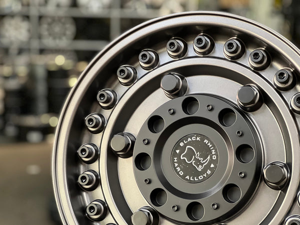 New 17X9.5 ET-18 Black Rhino Armory Rim (5 wheel) Matt Gunmetal 5X127