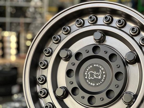 New 18X9.5 ET-18 Black Rhino Armory Rim (5 wheel) Matt Black 5X127