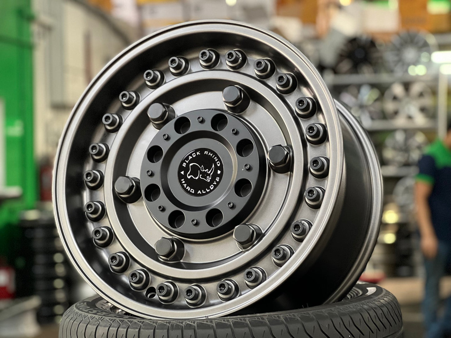 New 18X9.5 ET-18 Black Rhino Armory Rim (4 wheel) Matt Black 6X139.7